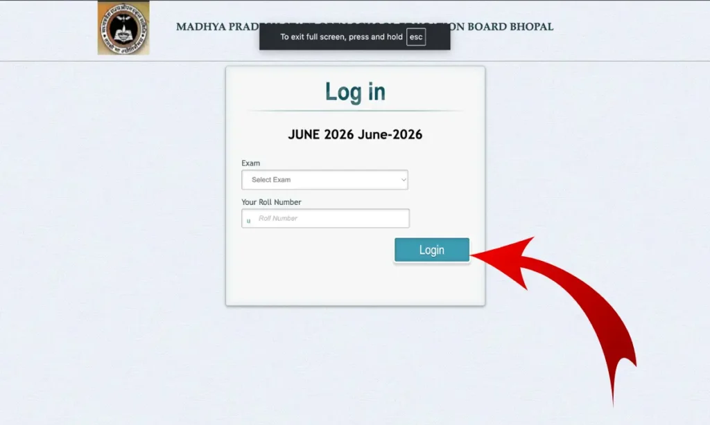 MPSOS Ruk Jana Nahi Result 2026: Check Class 10th & 12th Result Online @ www.mpsosresult.com
